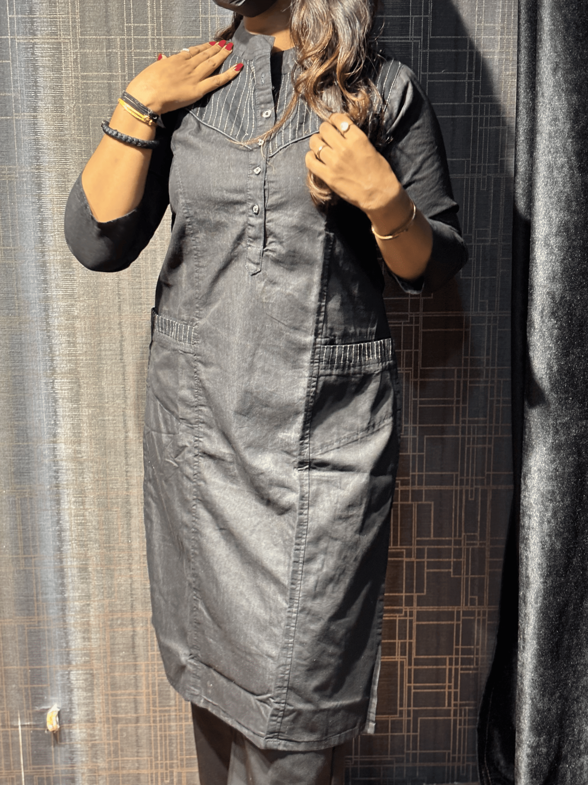 Straight Black Denim